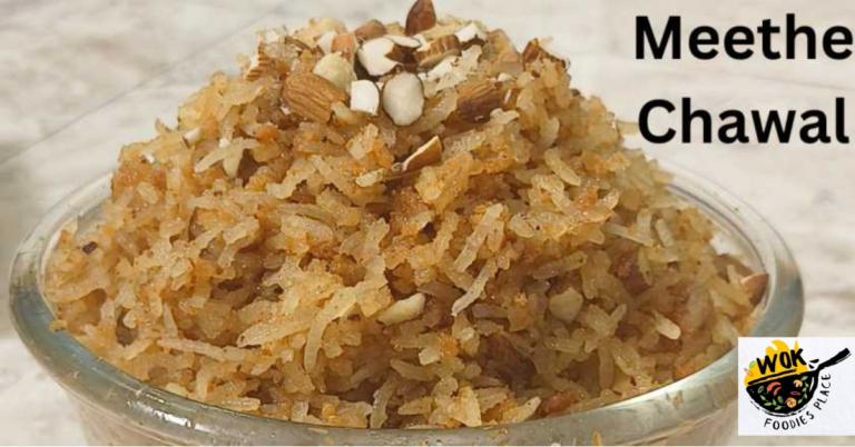 Meethe chawal – sweet rice – Mouthwatering Sweet Rice Cuisine