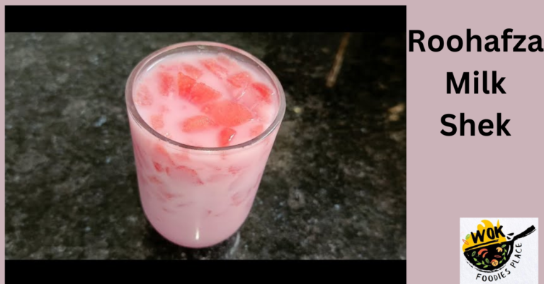 Rooh Afza Milk – गर्मियों के लिए रूफ अफ़ज़ा मिल्क शेक 2024