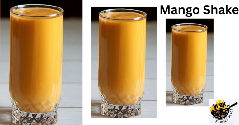 Mango Shake Recipe – Homemade Mango Shake