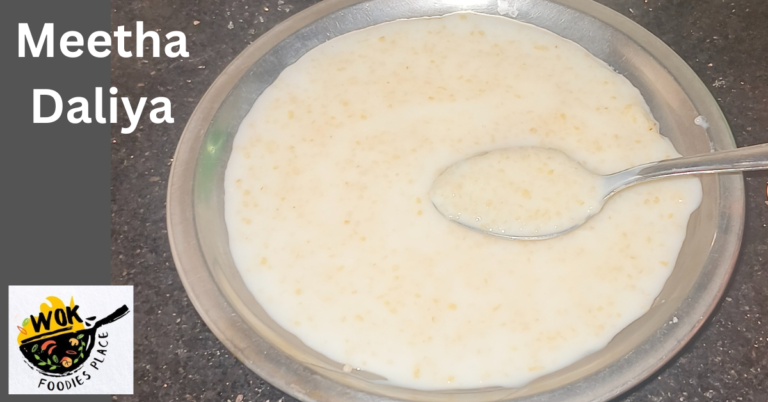 Meetha Daliya – Easy meetha daliya recipe