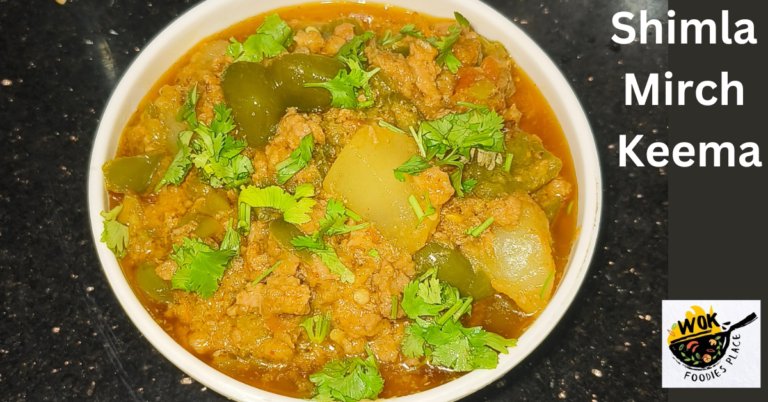 Shimla Mirch Keema – Quick Capsicum Keema Recipe