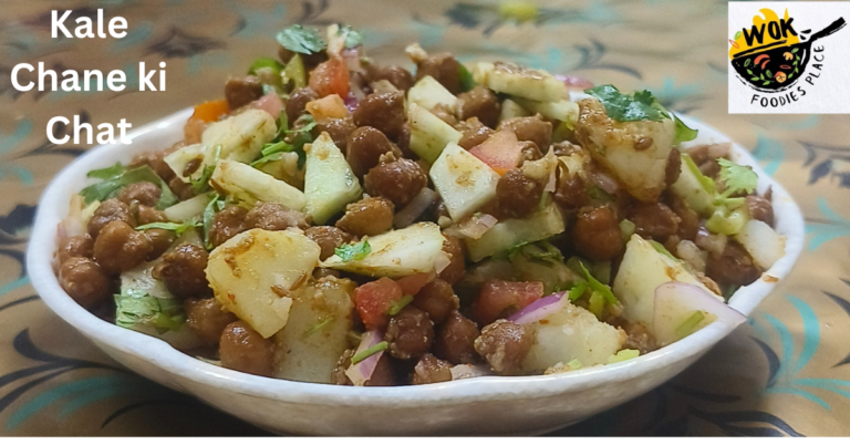 Kale Chane ki Chat – Indian Street Food Recipe